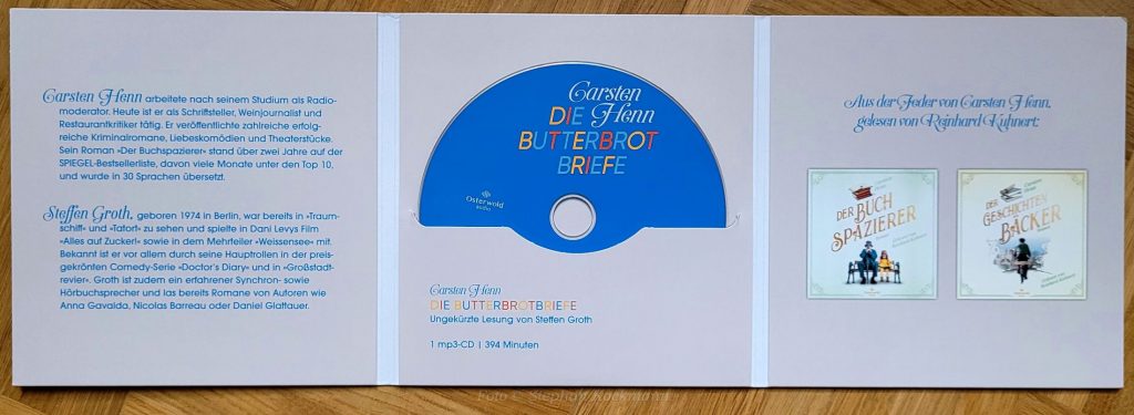 Carsten Henn, Die Butterbrotbriefe - Hörbuch auf CD