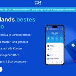 Bildschirmfoto der C24-Bank-Angebotsseite - kostenlose Girocard