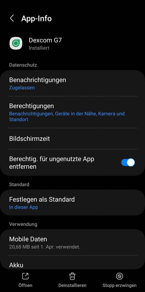 Schritt 2: „Stopp erzwingen“ antippen Schritt 2: "Stopp erzwingen" antippen