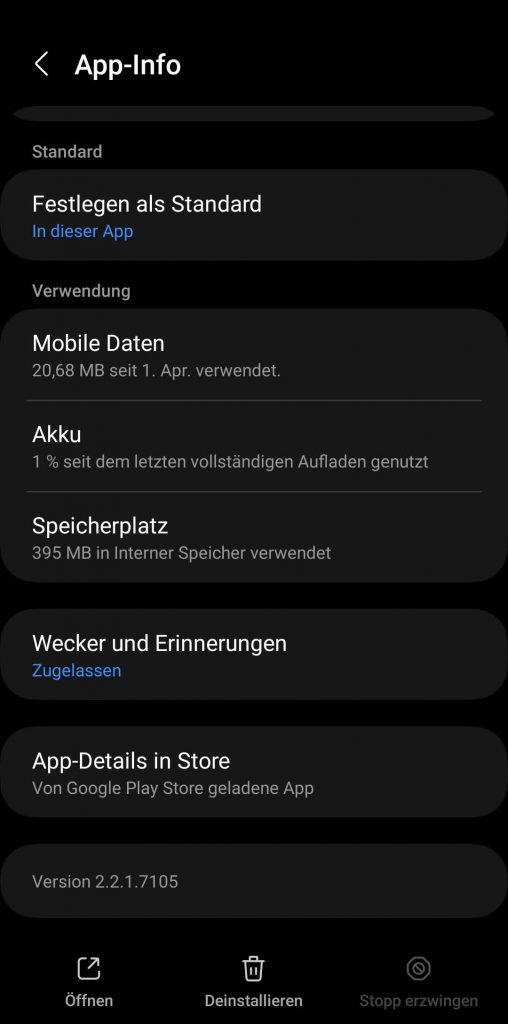 Schritt 4: „Stopp erzwingen“ ist ausgegraut – das hat also geklappt. Schritt 4: "Stopp erzwingen" ist ausgegraut - das hat also geklappt.